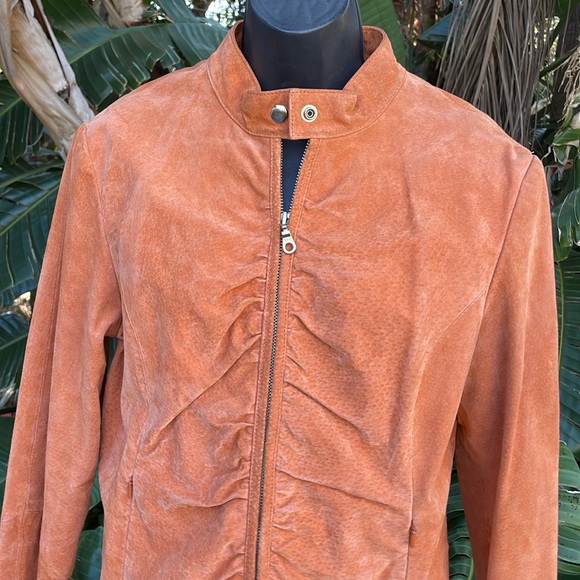 Wilsons leather ruched suede jacket - Picture 7 of 14